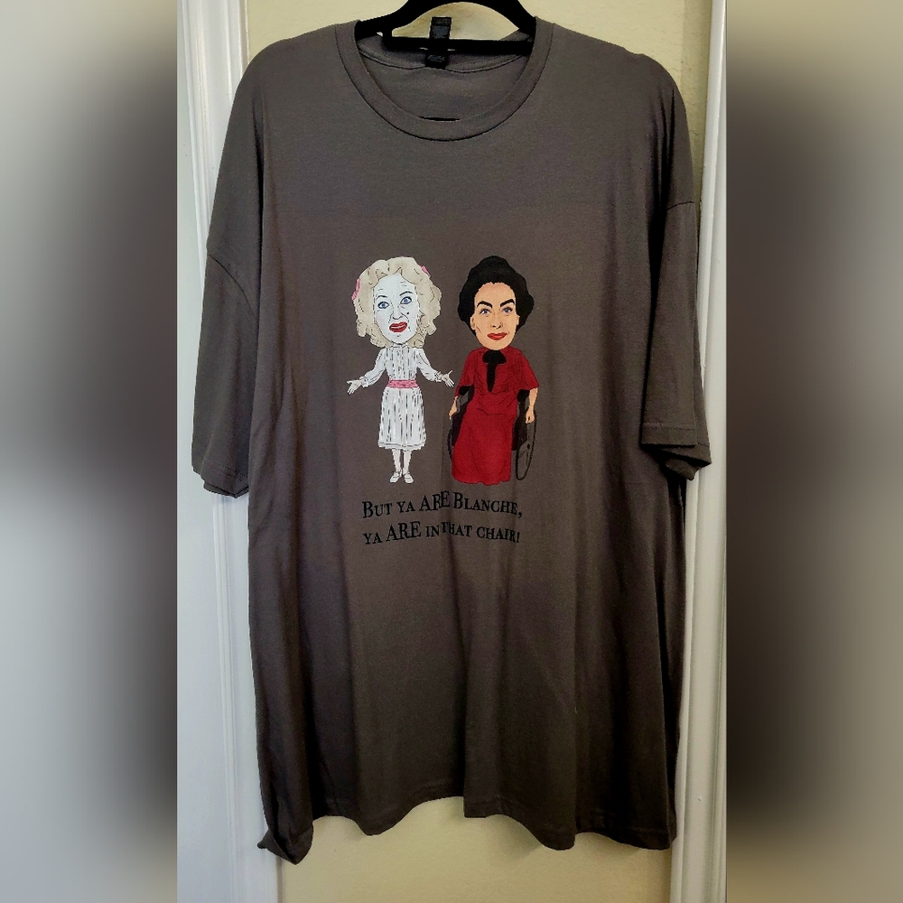 Funny Retro Bette and Joan Unisex Graphic Tee Shirt Size 3X